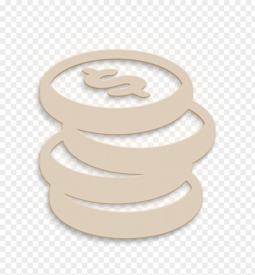 Table Beige Money Icon Finance Pictograms Business PNG