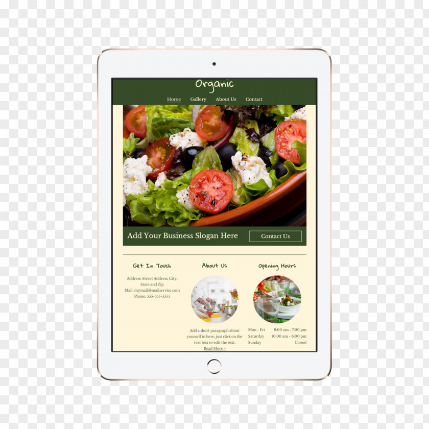 Web Design Responsive Restaurant Website Builder PNG