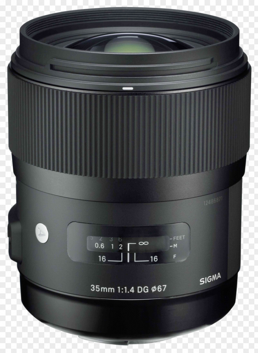 Camera Lens Sigma 30mm F/1.4 EX DC HSM 35mm DG Canon EF Mount Art F1.4 PNG