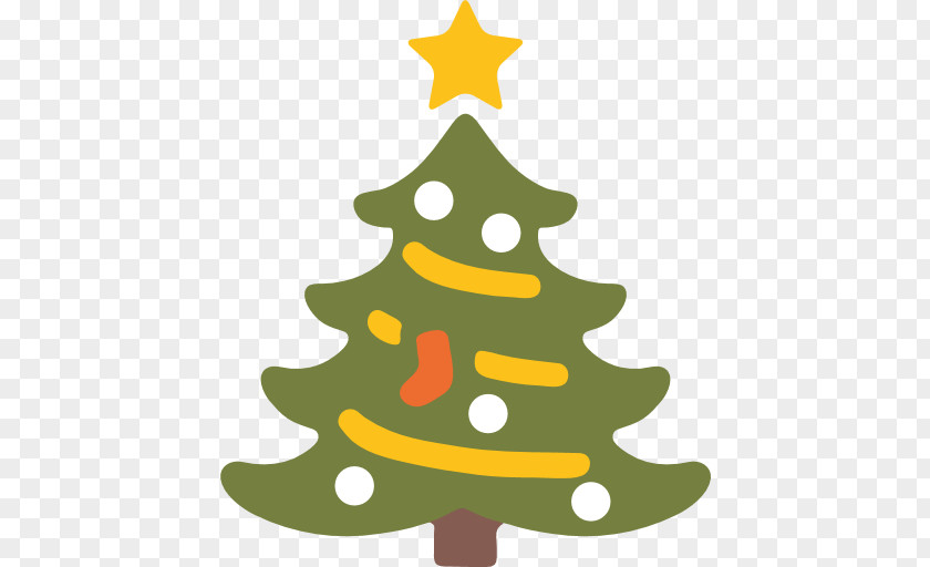 Christmas Chart Emoji Tree Lights Emoticon PNG