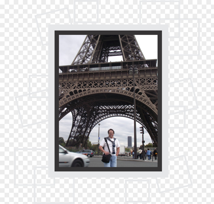 Eiffel Tower Window Facade Picture Frames Stock Photography PNG