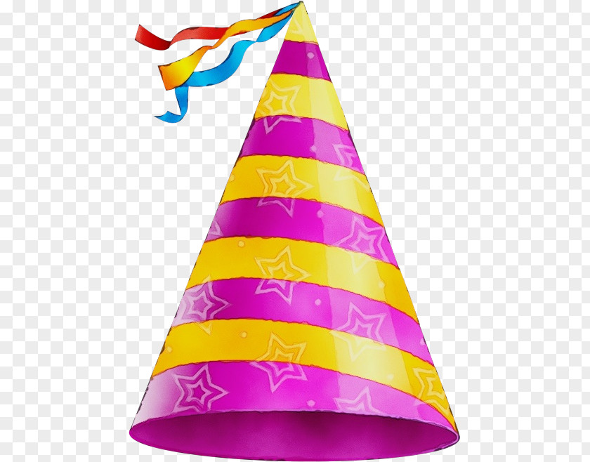 Inflatable Magenta Party Hat PNG