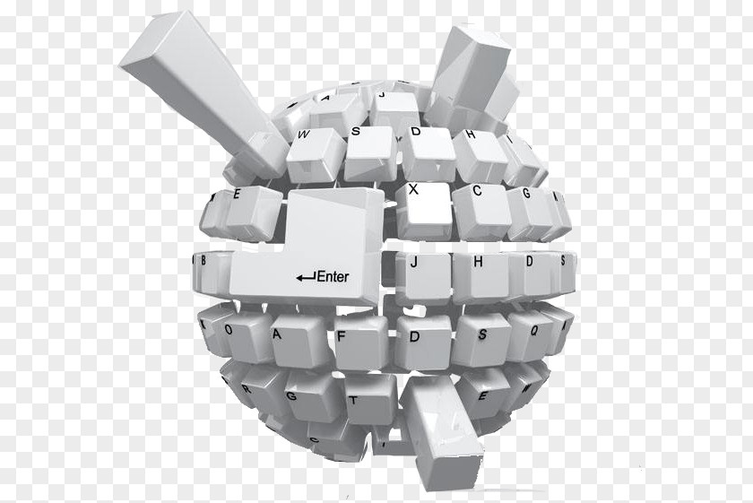 Spherical Keyboard Computer Mouse Personal Website Web Design PNG