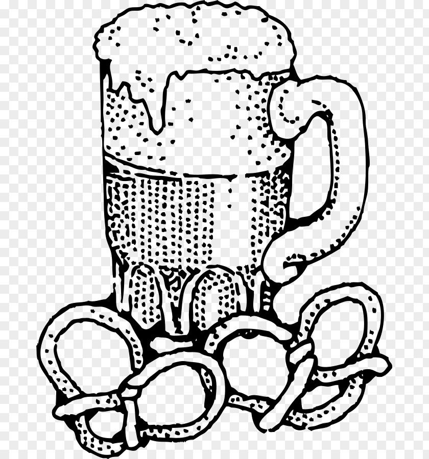 Beer Pretzel Glasses Festival Clip Art PNG