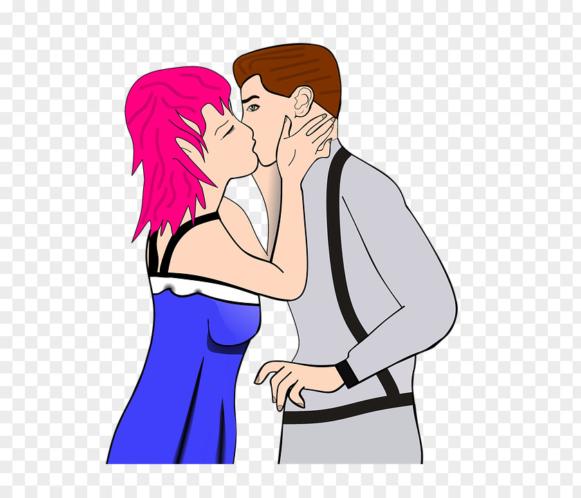 Love Cartoon Images Kiss Husband Romance Fiction Friendship PNG