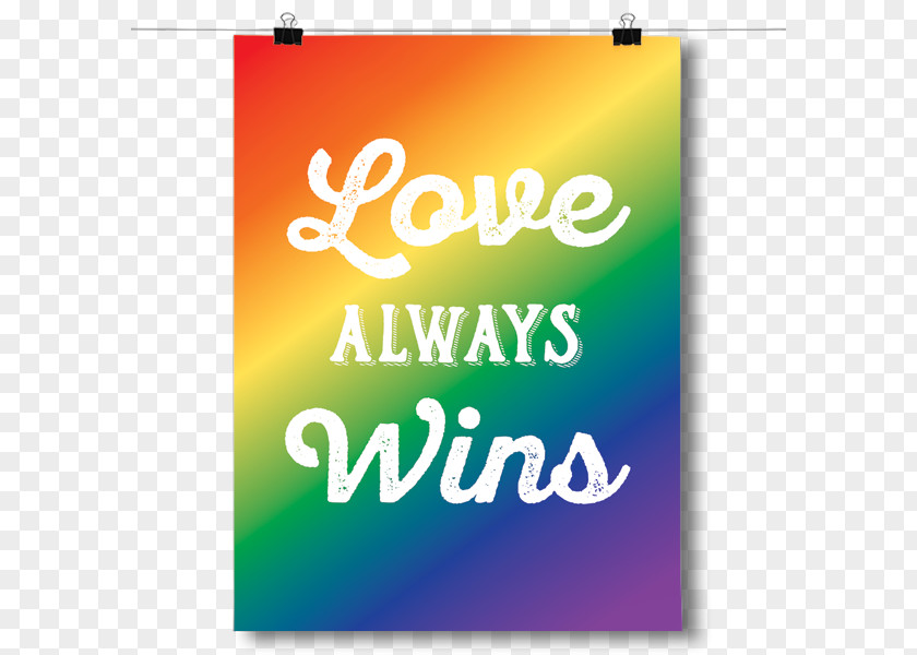 Love Wins Logo Banner Brand LGBT PNG
