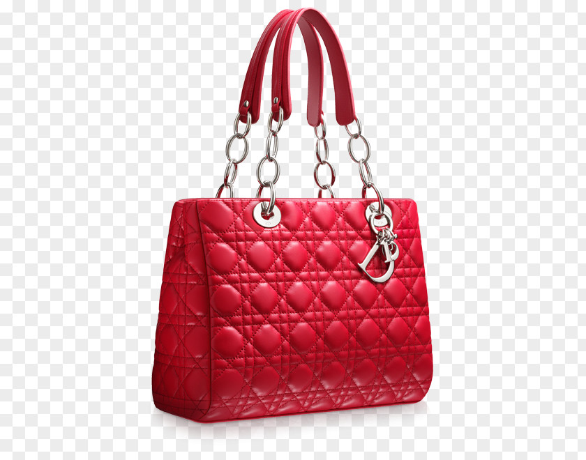 Red Spotted Clothing Tote Bag Chanel Handbag Leather PNG