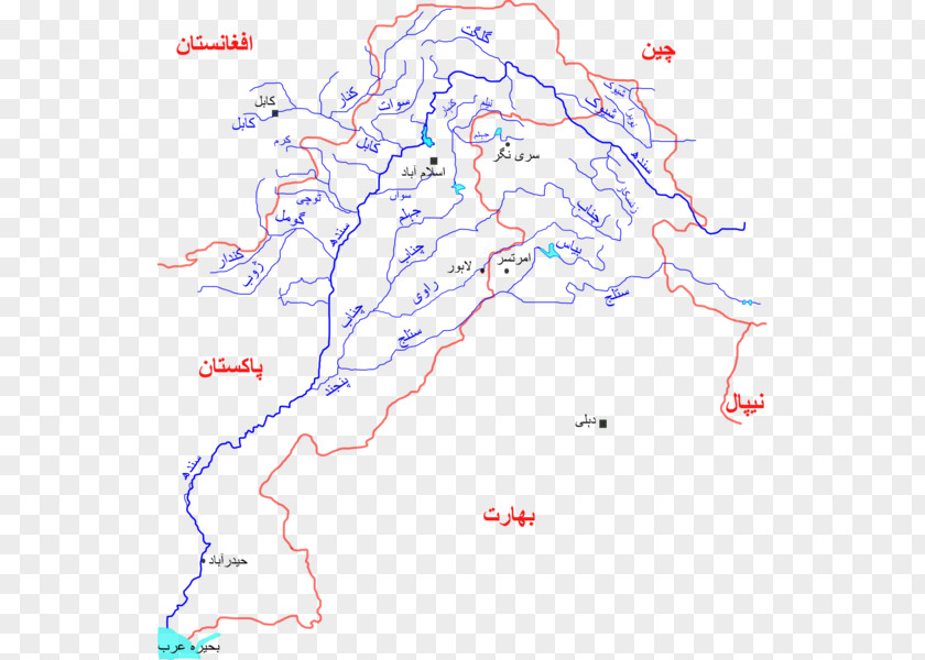 Rivers Indus River Waters Treaty Jhelum Ravi Sutlej PNG