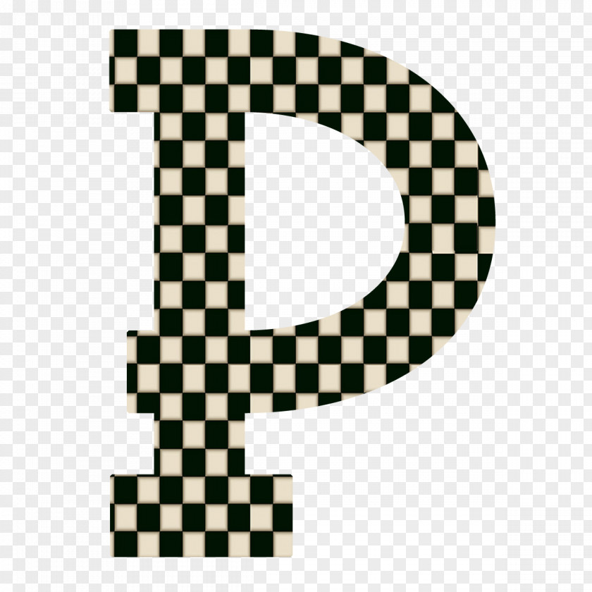 Xadrez Decorative Letters Clip Art PNG