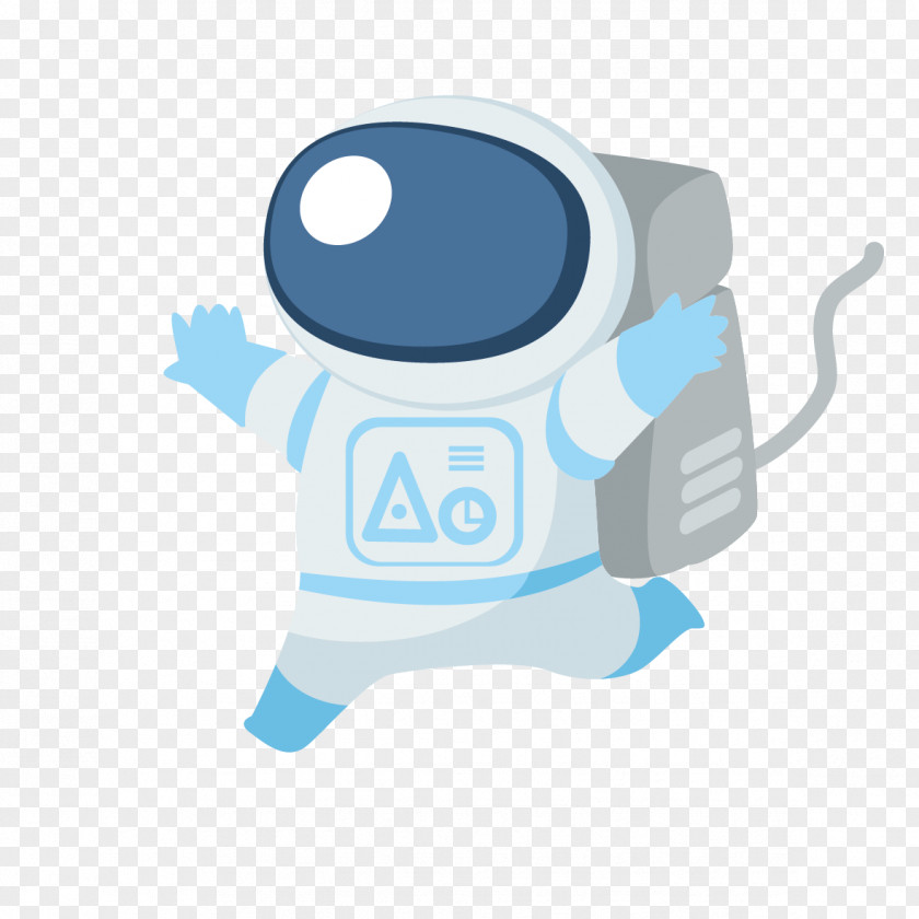 Cartoon Astronaut Drawing Spacecraft Outer Space PNG