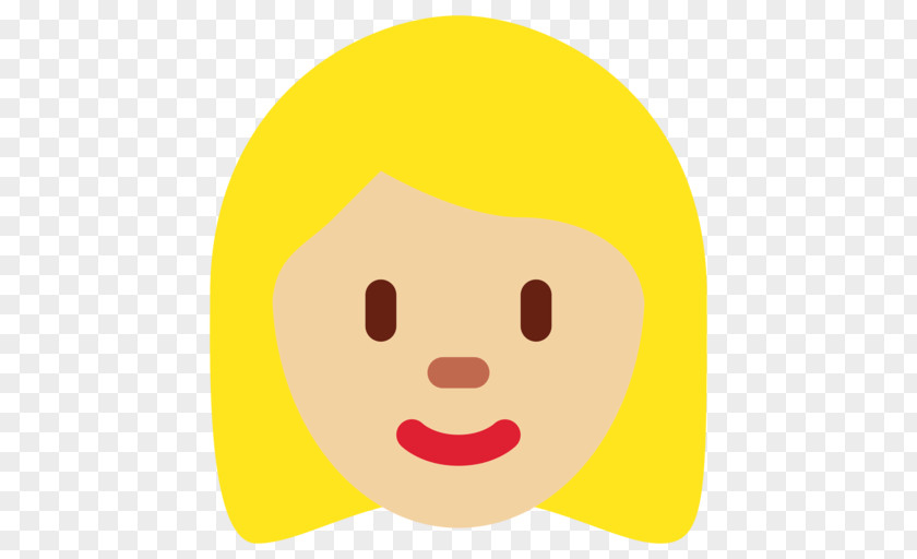 Emoji Frau Light Skin Smile Human Color Person PNG