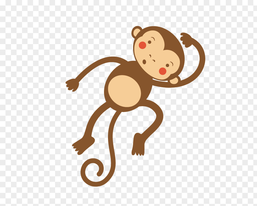 Monkey Cartoon Humour Illustration PNG