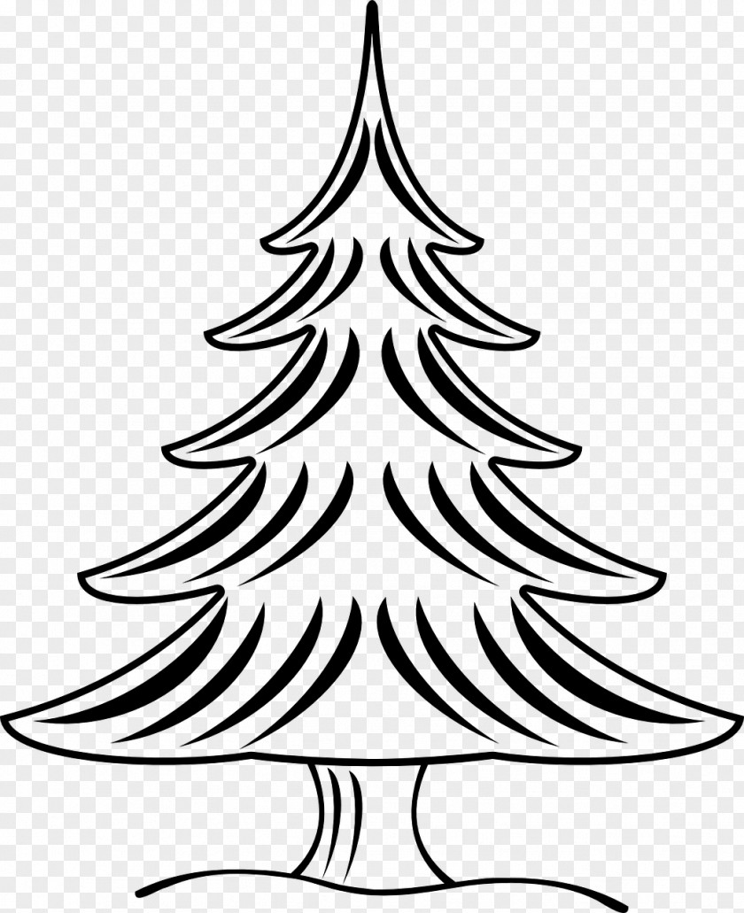 Biopharmaceutical Color Pages Christmas Tree Black And White Clip Art PNG