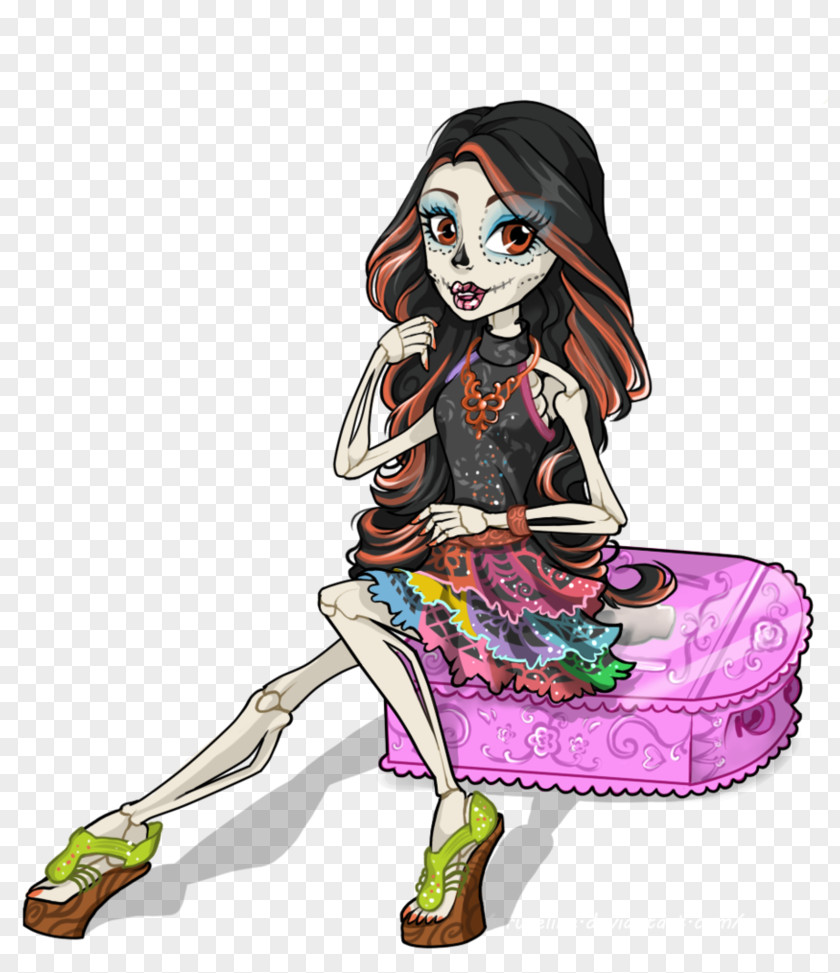 Doll Monster High Skelita Calaveras Toy PNG