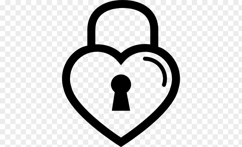 Heart Lock Clip Art PNG