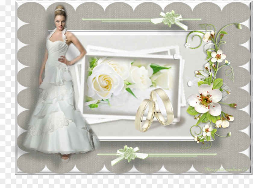 Wedding Floral Design Dress Cut Flowers PNG