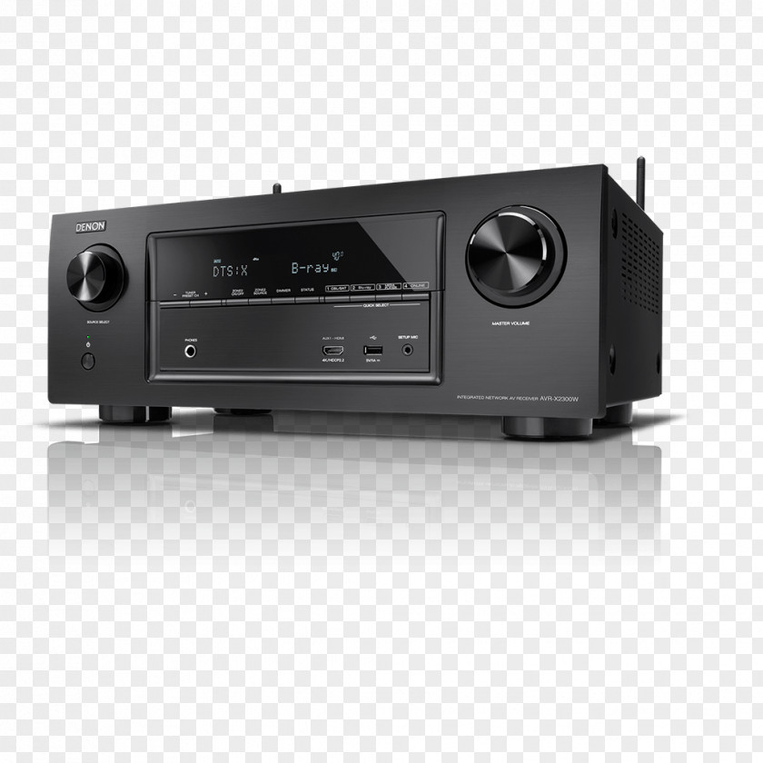 AV Receiver Denon AVR X2400H Audio AVR-X2400H PNG