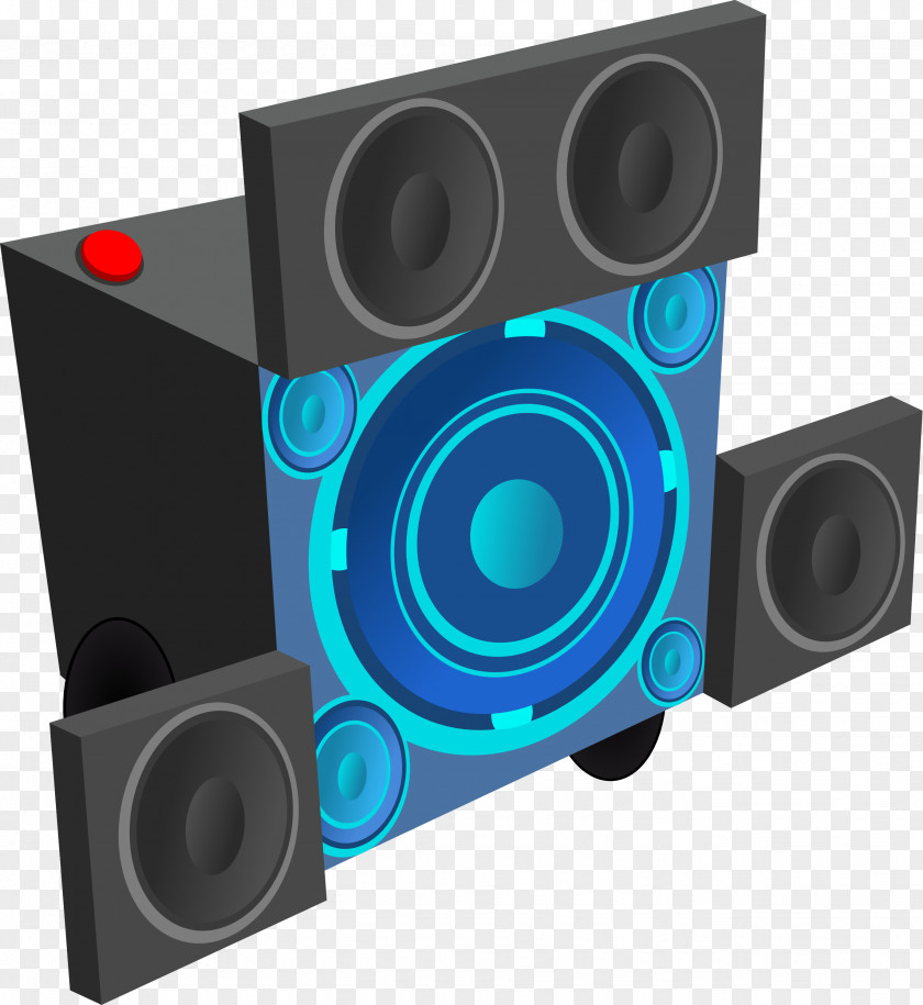 Cannon Bass Sound Box Loudspeaker PNG