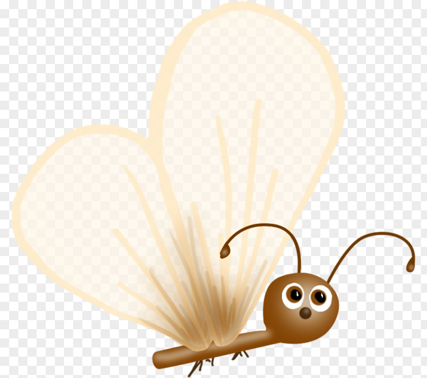Cartoon Cute Little Butterfly Insect Clip Art PNG