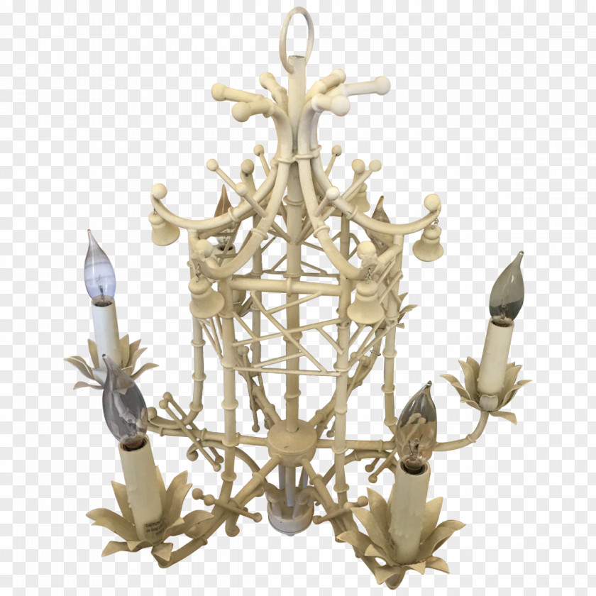 Chinese Style Hollow Frame Chandelier PNG