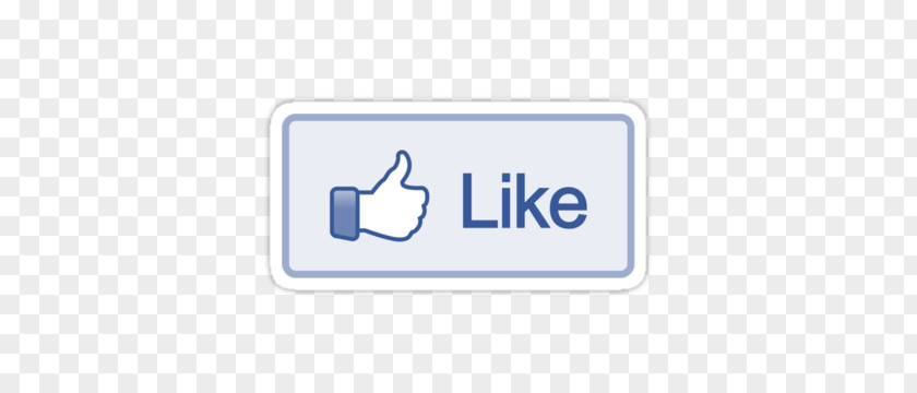 Facebook Like Button Sticker Zazzle Redbubble PNG