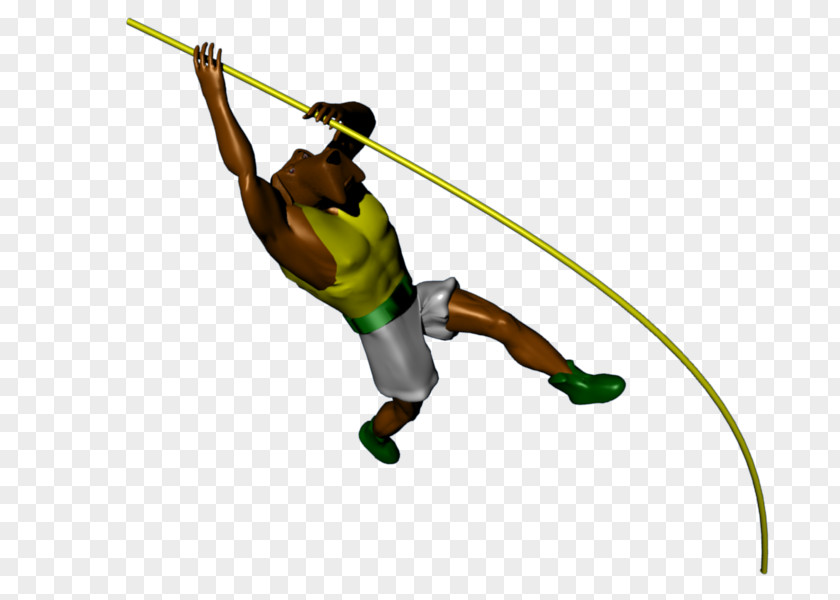 Line Pole Vault Sporting Goods Clip Art PNG