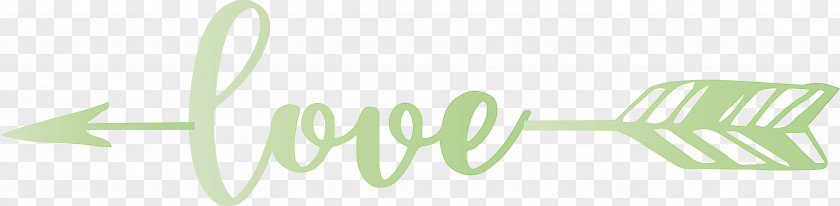 Love Arrow With Cute Word PNG