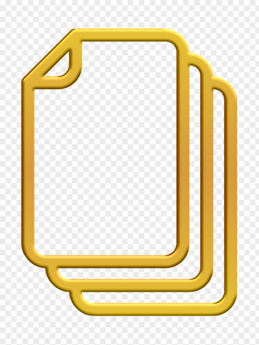 Paper Icon Stack Print PNG