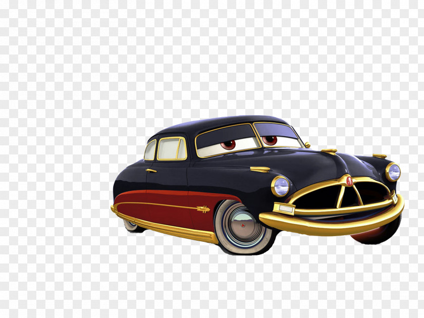 Taxi Doc Hudson Lightning McQueen Sally Carrera Cars Pixar PNG