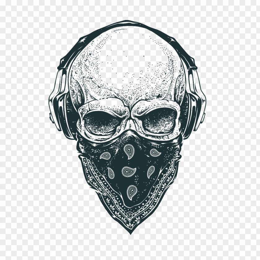 Fashion Trend Personality Skull Kerchief Royalty-free Photography PNG