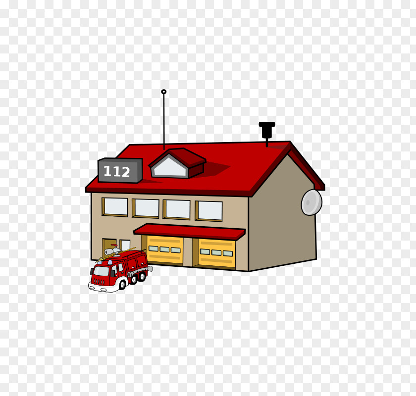 Fire Station Department Engine Clip Art PNG