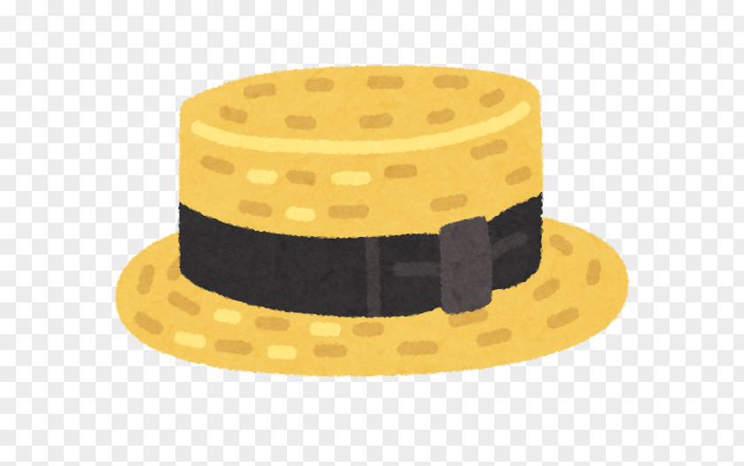 Hat Boater Straw いらすとや Depachika PNG