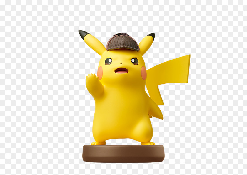 Pikachu Detective Super Smash Bros. For Nintendo 3DS And Wii U Amiibo PNG