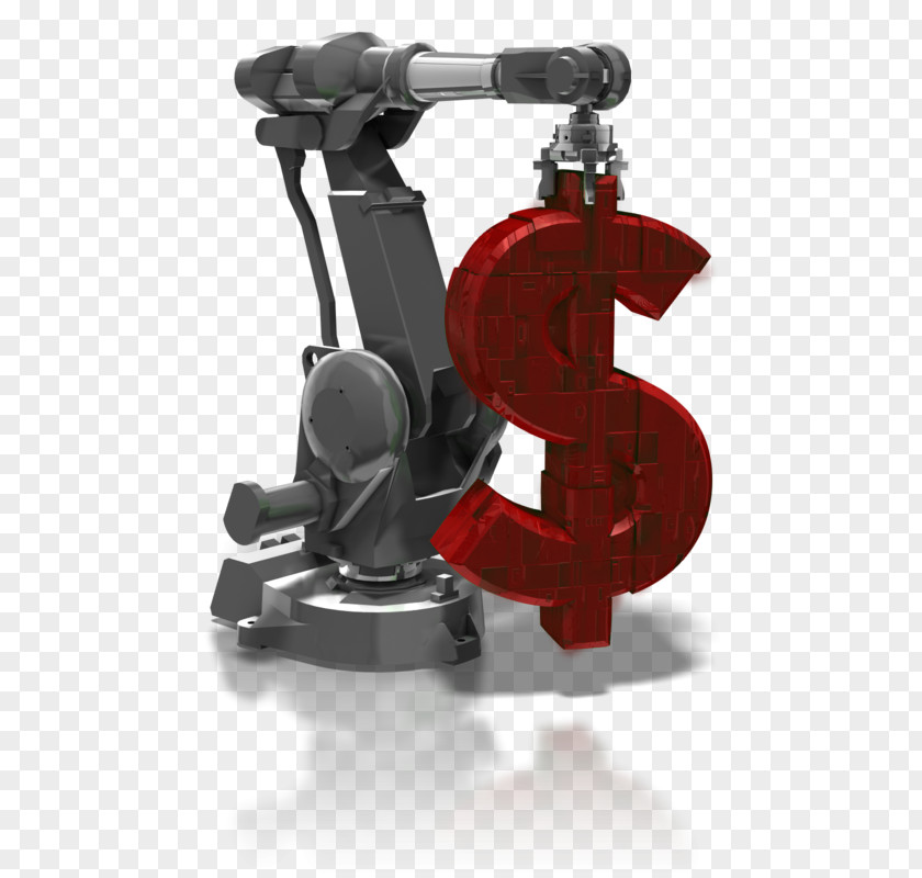 Robot Robotic Arm Money Finance Credit PNG