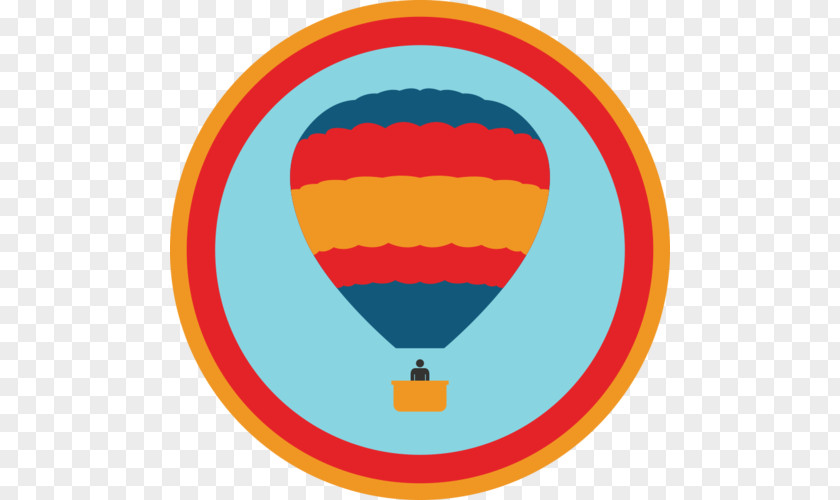 Air Scout Hot Balloon Line Clip Art PNG