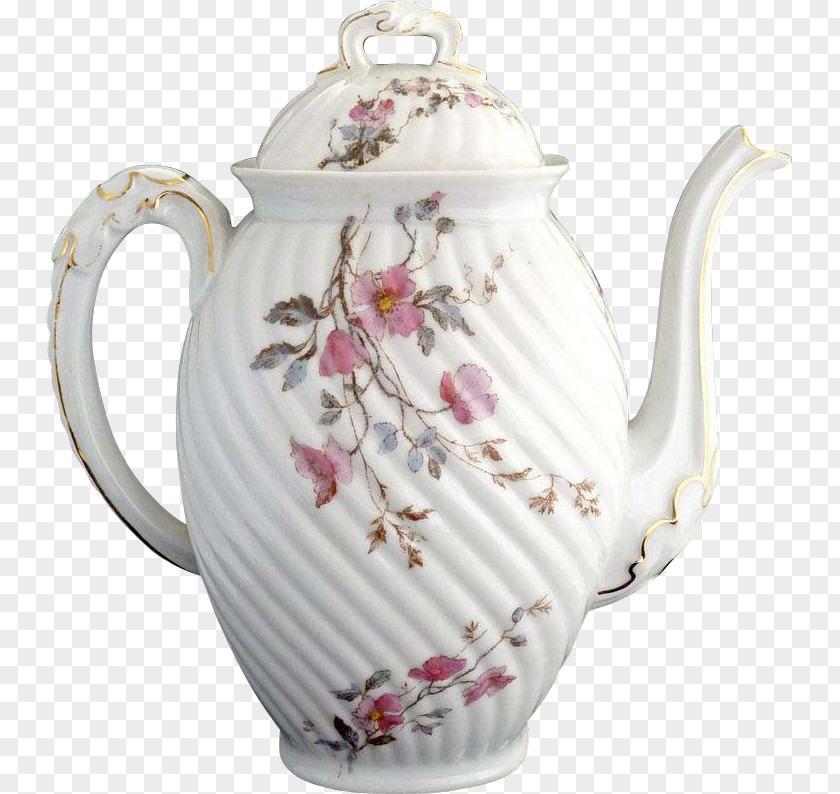 Coffee Jug Porcelain Demitasse Teapot PNG