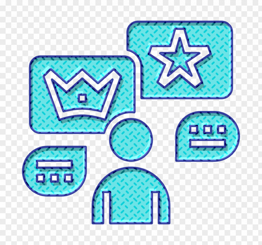 Gamification Icon Big Data Crown PNG