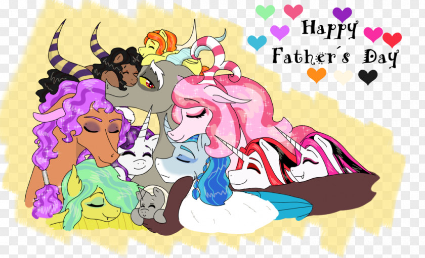 Happy Daddy Horse Pink M Mammal Clip Art PNG