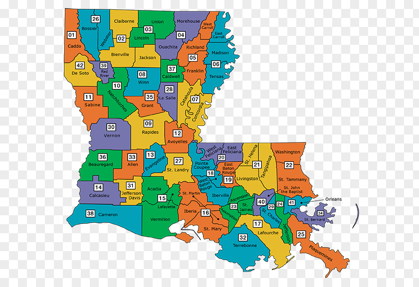 Map Covington Orleans Parish Calcasieu Parish, Louisiana Iberville Cameron PNG