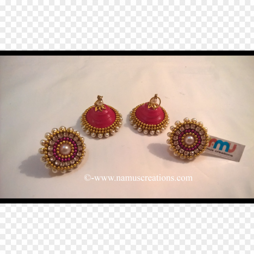 Rakhi India Earring Jewellery Gemstone Clothing Accessories Maroon PNG