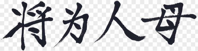 Chinese Calligraphy Logo Shoe Font PNG