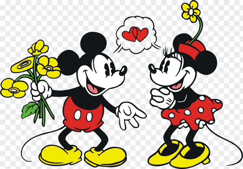Classic Mickey Mouse Minnie Pluto Goofy Cartoon PNG