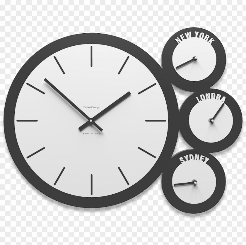 Clock Quartz Watch Alarm Clocks White PNG
