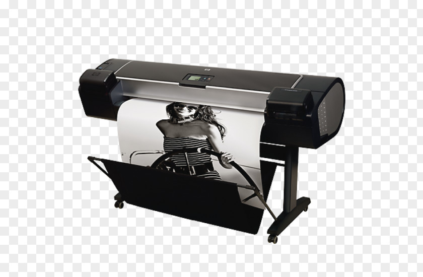 Hewlett-packard Hewlett-Packard Wide-format Printer Plotter HP DesignJet Z5200 PostScript PNG