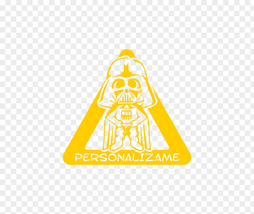 Star Wars Anakin Skywalker Darth Text Sticker PNG