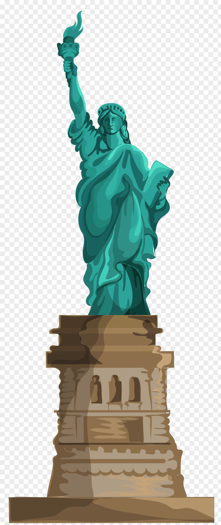 Transparent Statue Of Liberty Clipart Battery Park Ellis Island New York Harbor American Museum Immigration PNG