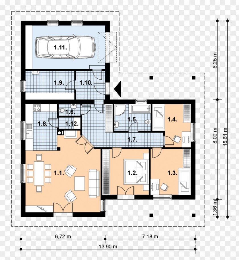 Design Floor Plan Facade PNG