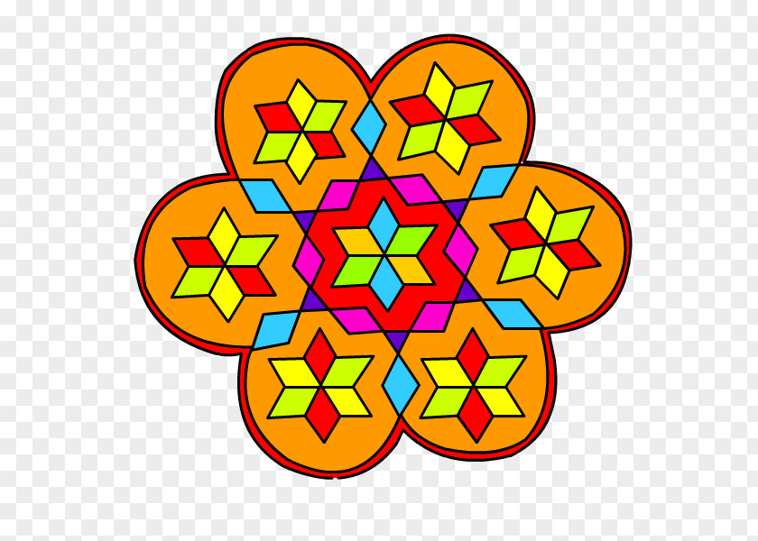 Diwali Rangoli Clip Art PNG