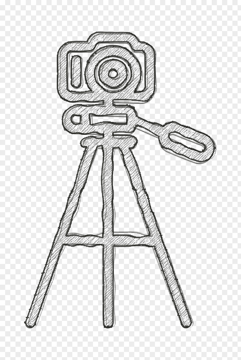 Tripod With Camera Icon Photograph Photography Skills PNG
