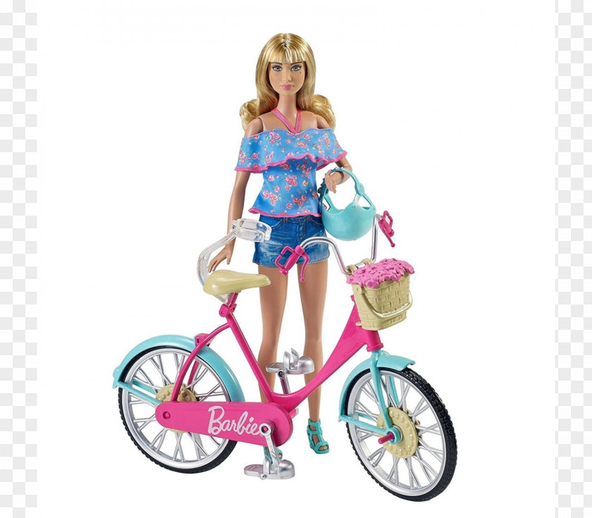 Bicycle Barbie Doll Ken Toy PNG